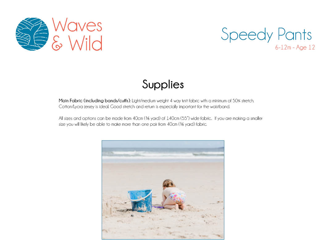 Speedy Pants Speedy Pants - Waves & Wild